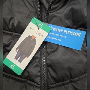 Nautica Women's Hooded Midweight Puffer Jacket, Detachable Hood